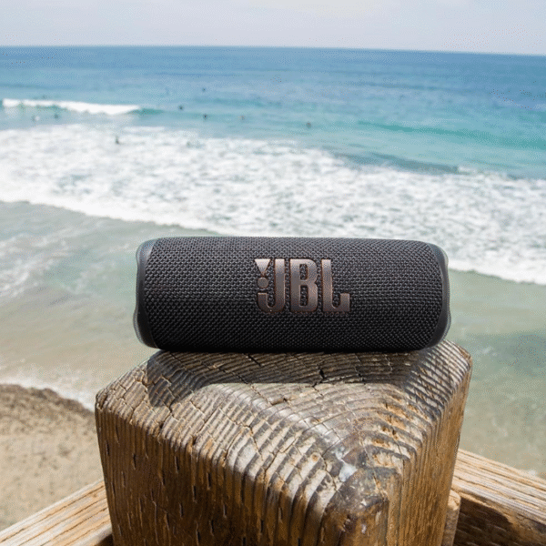 JBL Flip 6 - Portable Bluetooth Speaker, powerful sound and deep bass, IPX7 waterproof, 12 hours of playtime, JBL PartyBoost for multiple speaker pairing for home, outdoor and travel (Black) - Image 4