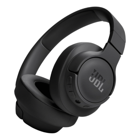 JBL Tune 720BT - Wireless Over-Ear Headphones with JBL Pure Bass Sound, Bluetooth 5.3, Up to 76H Battery Life and Speed Charge, Lightweight, Comfortable and Foldable Design (Black)