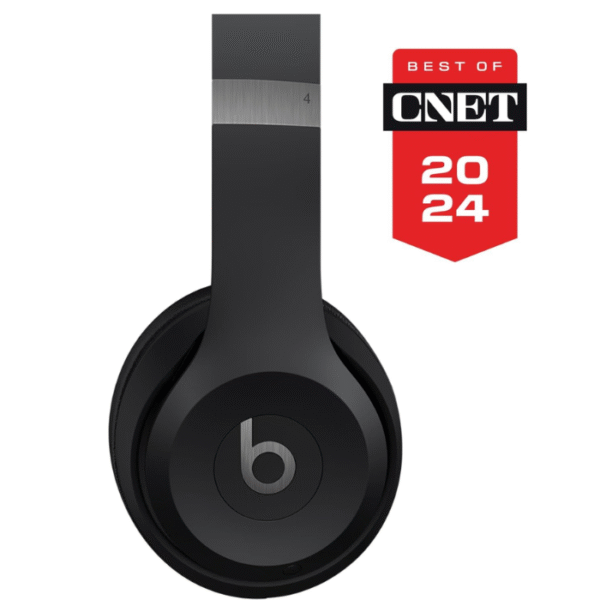 Beats Solo 4 - Wireless Bluetooth On-Ear Headphones, Apple & Android Compatible, Up to 50 Hours of Battery Life - Matte Black - Image 4