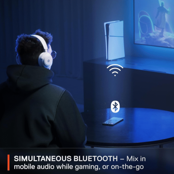 SteelSeries Arctis Nova 7 Wireless Multi-Platform Gaming Headset — Neodymium Magnetic Drivers — 2.4GHz + Mixable Bluetooth — 38Hr USB-C Battery — ClearCast Gen2 AI Mic — PC, PS5, Switch, VR, Mobile - Image 3