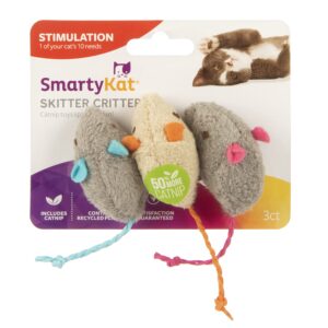 Catnip Plush Mice (3-Pack)